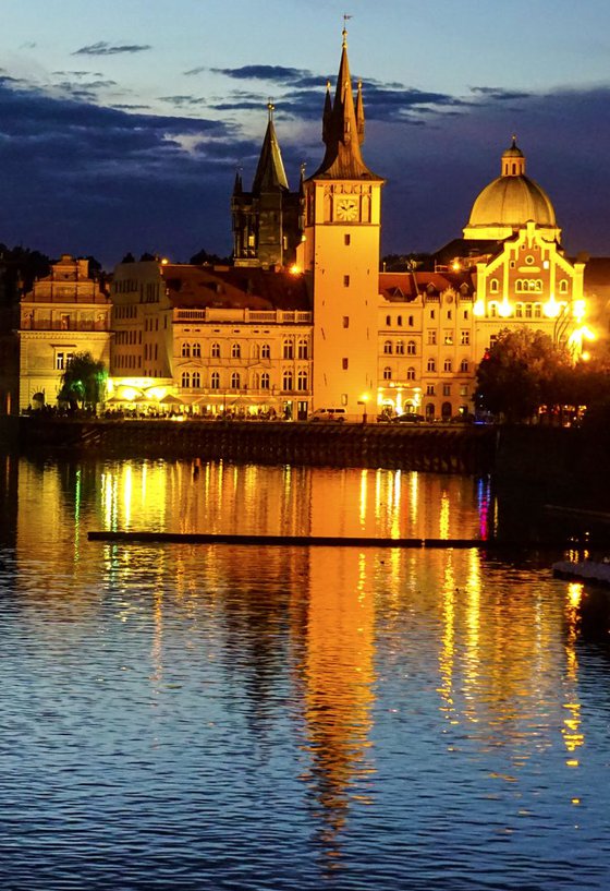 Prague at night 2016 Limited edition  1/10 40"x 30"