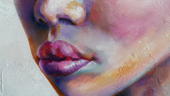 Painting portrait - Hot cold