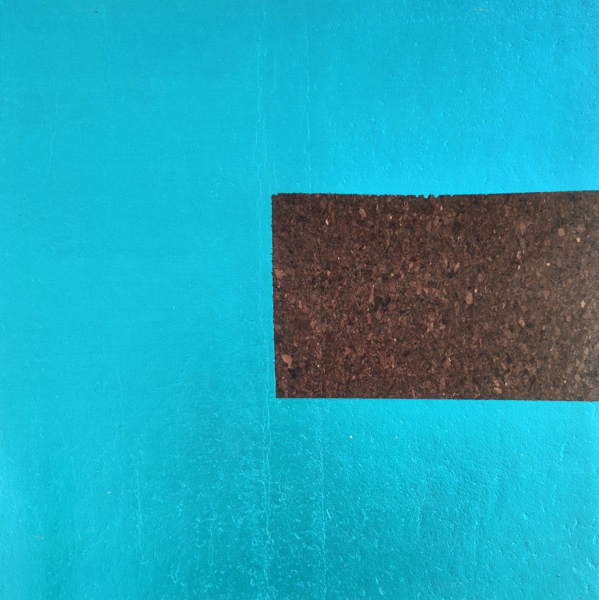 Abstract Acrylic Painting By Carla Sa Fernandes, 12 X 12, Undercover Cork No. 18, Original Artwork