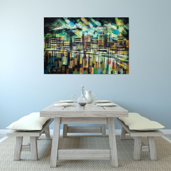 New York City Symphony - Large Painting - RESERVED FOR ERIC