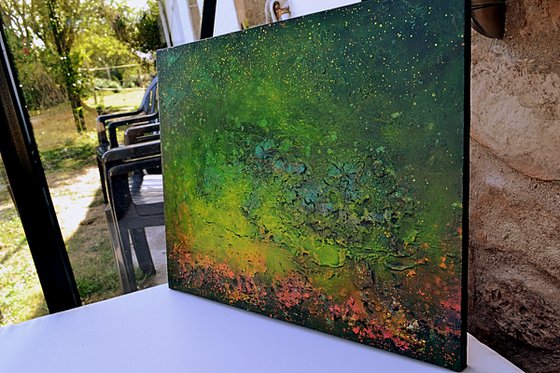 MIDNIGHT BATH IN THE BAHAMAS.