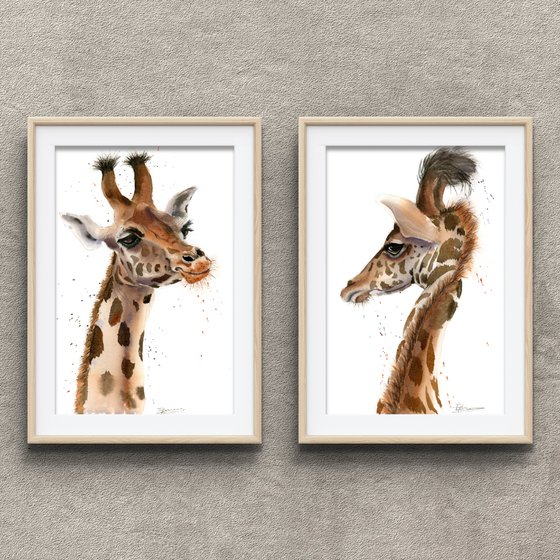 Giraffe - Diptych