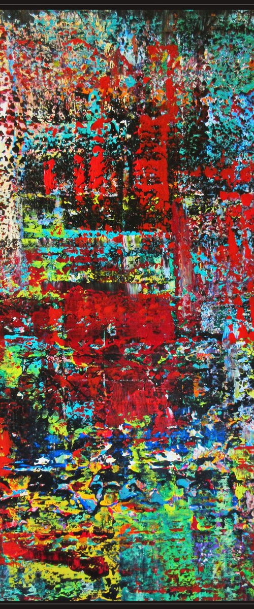 AMAZON  FOREST, RICHTER MODE, XL, framed by Tomaž Gorjanc - Tomo