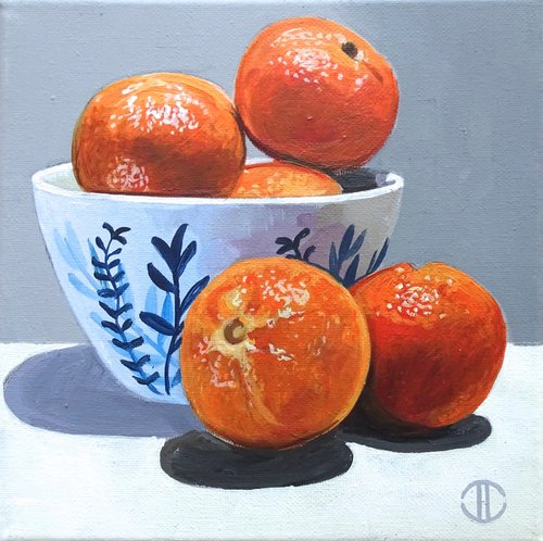 Still Life With Oranges by Joseph Lynch