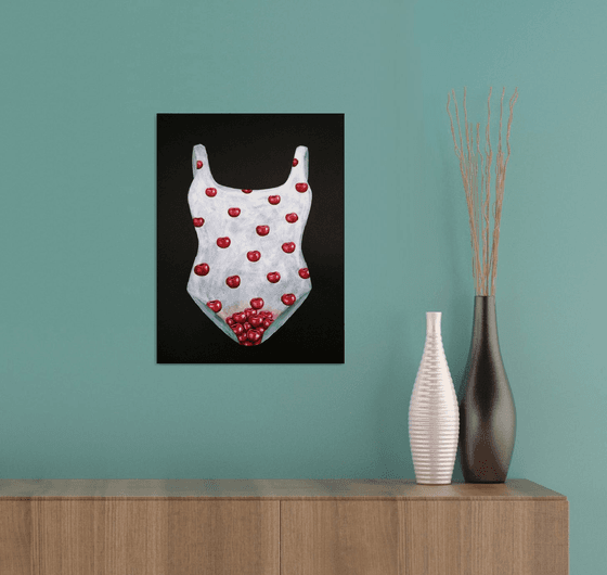 Cherry swimming suit