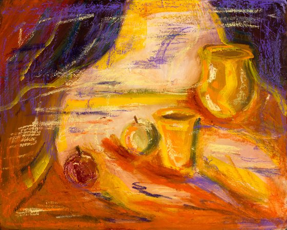 Still Life with Jug and Apples