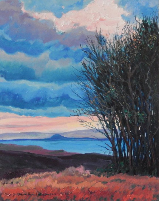 'North Berwick Law from Fife, Scotland'