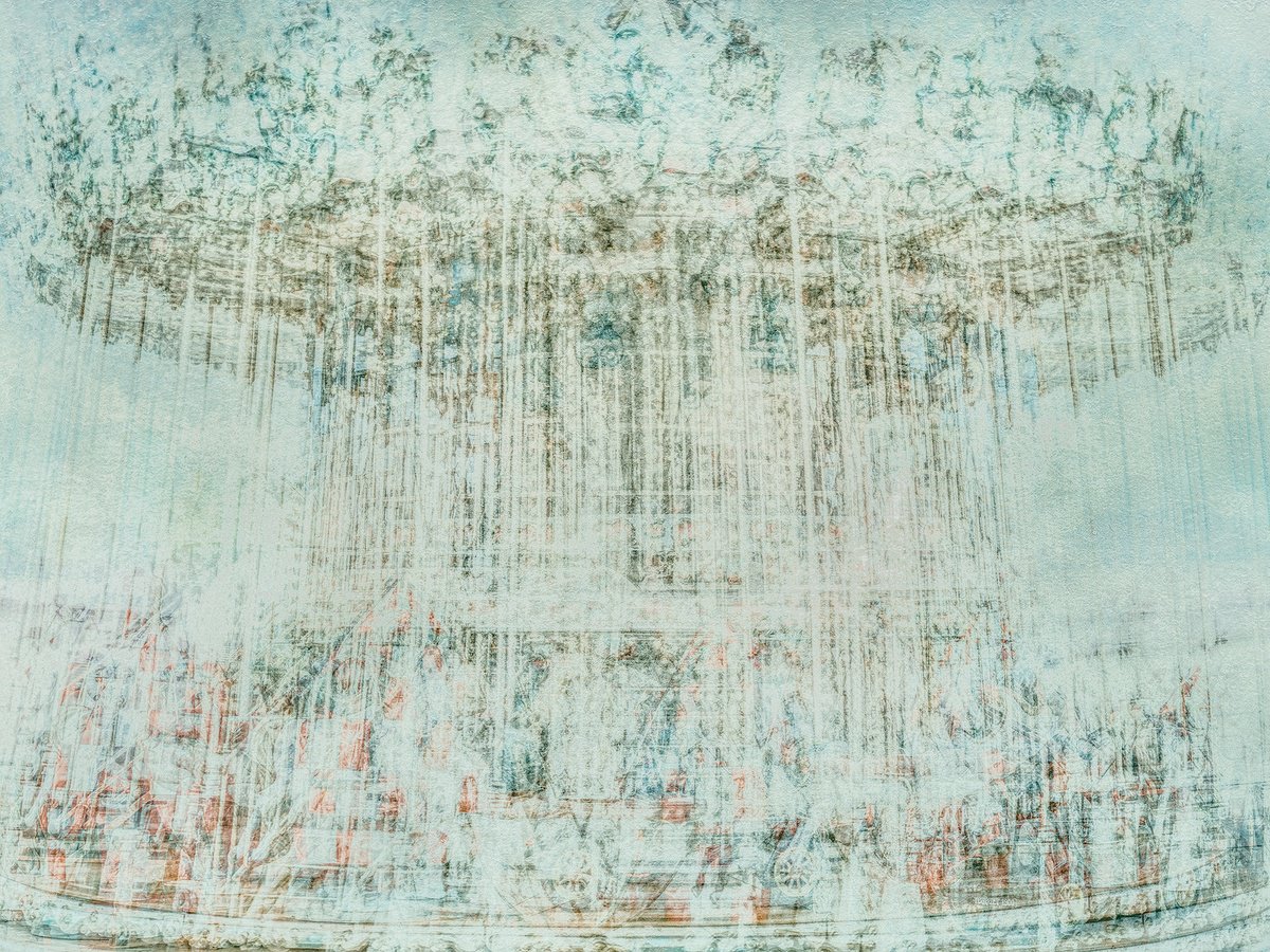 Impressionistic Photograph , On The Merry Go Round Iixa By Adam Regan, 36 X 27, Artwork For Sale On Artfinder