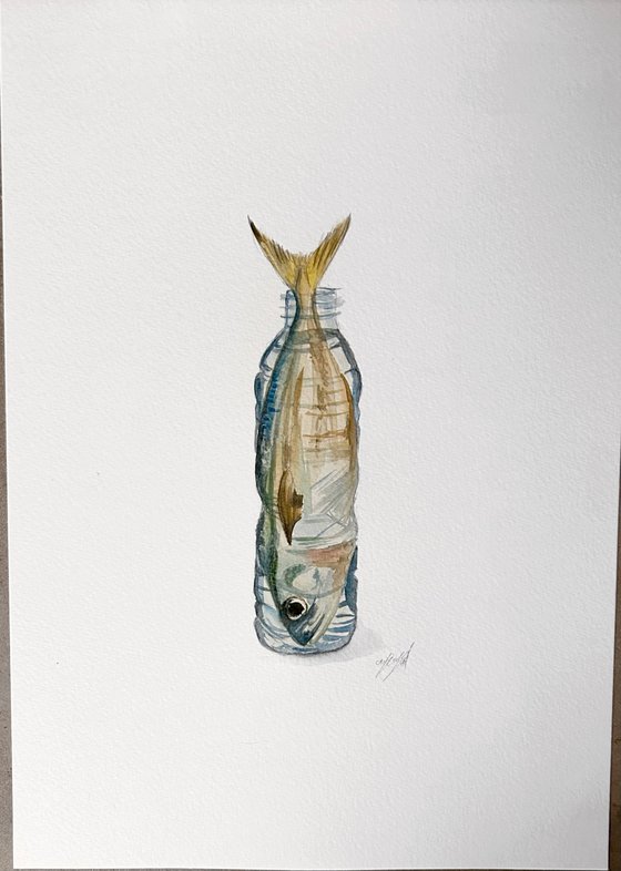 Fish in a bottle