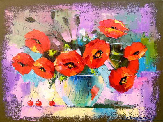 Bouquet of poppies