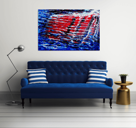 Ebb and Flow I ( Extra Large- 150 cm x 100 cm )