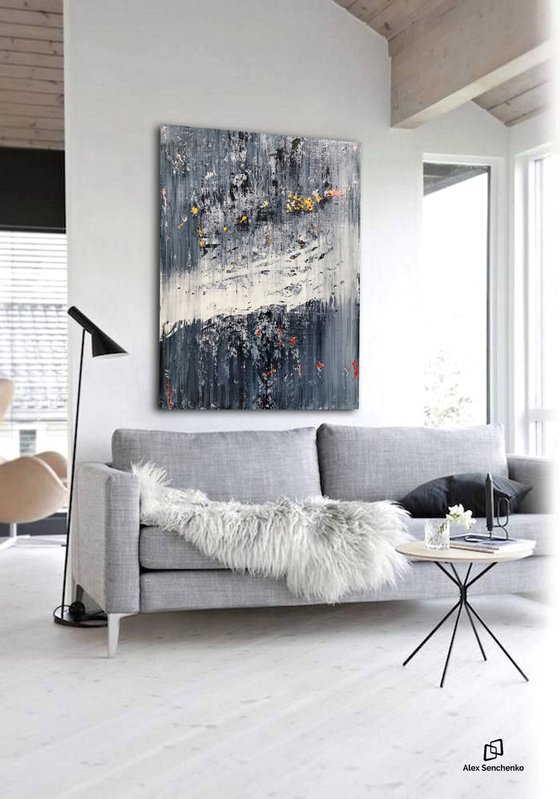 120x100cm. / Abstract painting / Abstract 2188