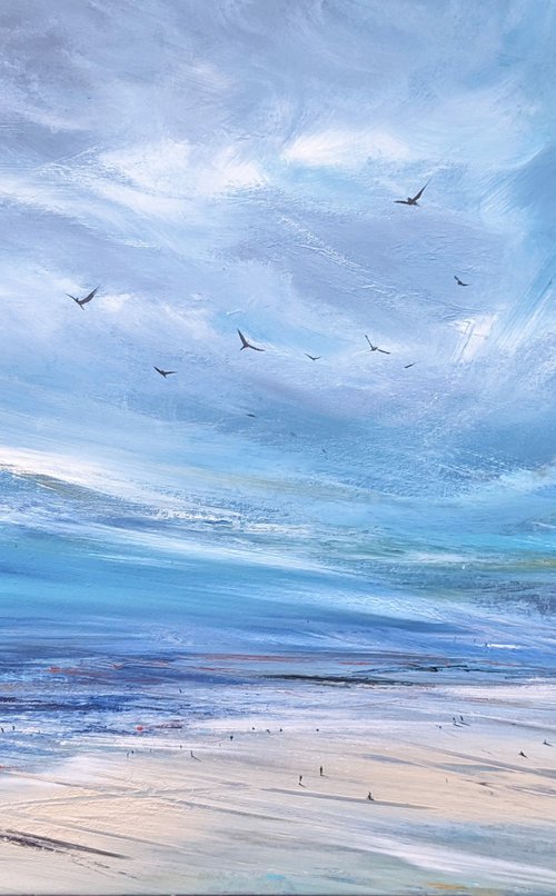 Fresh Coastal View Emotional Landscape by Mel Graham