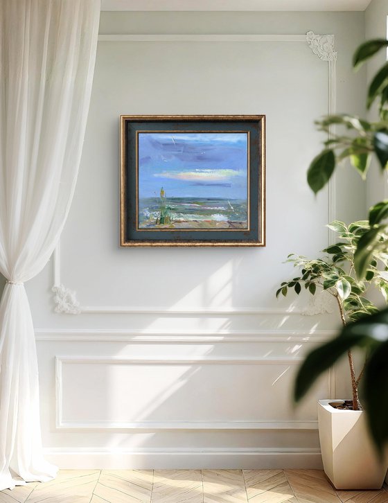 A quiet evening by the sea