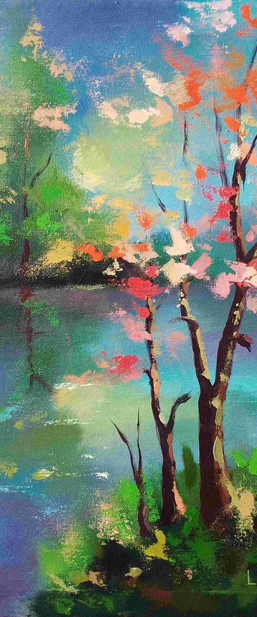 Tranquil reflections, Serenity by Alex Mensah