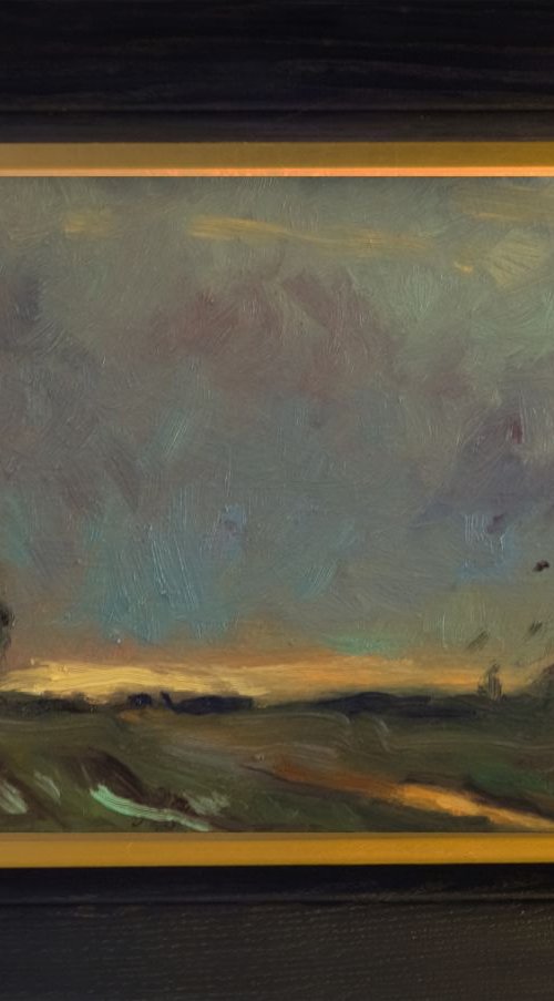 Tonal Landscape with birds by Andre Pallat