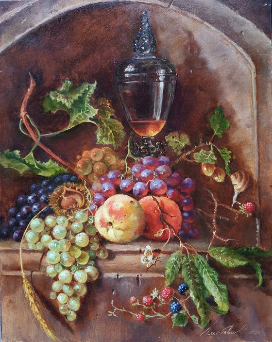 Still life with fruit