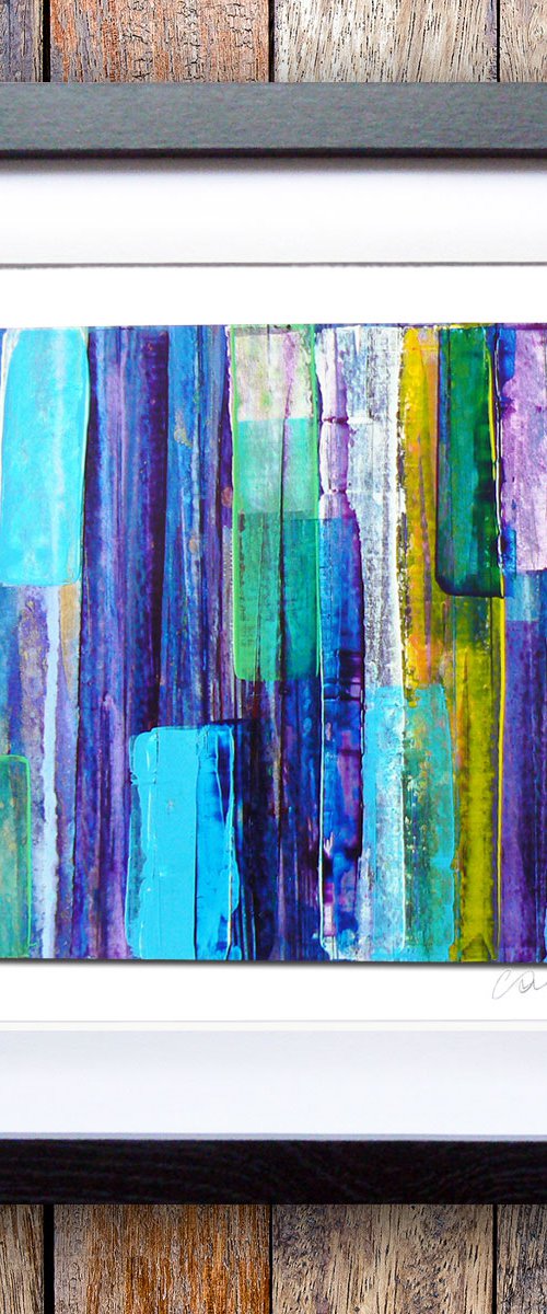 Framed abstract #5 by Carolynne Coulson