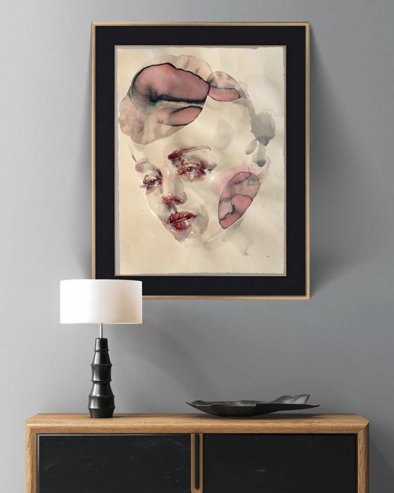 Watercolor Portrait Aura