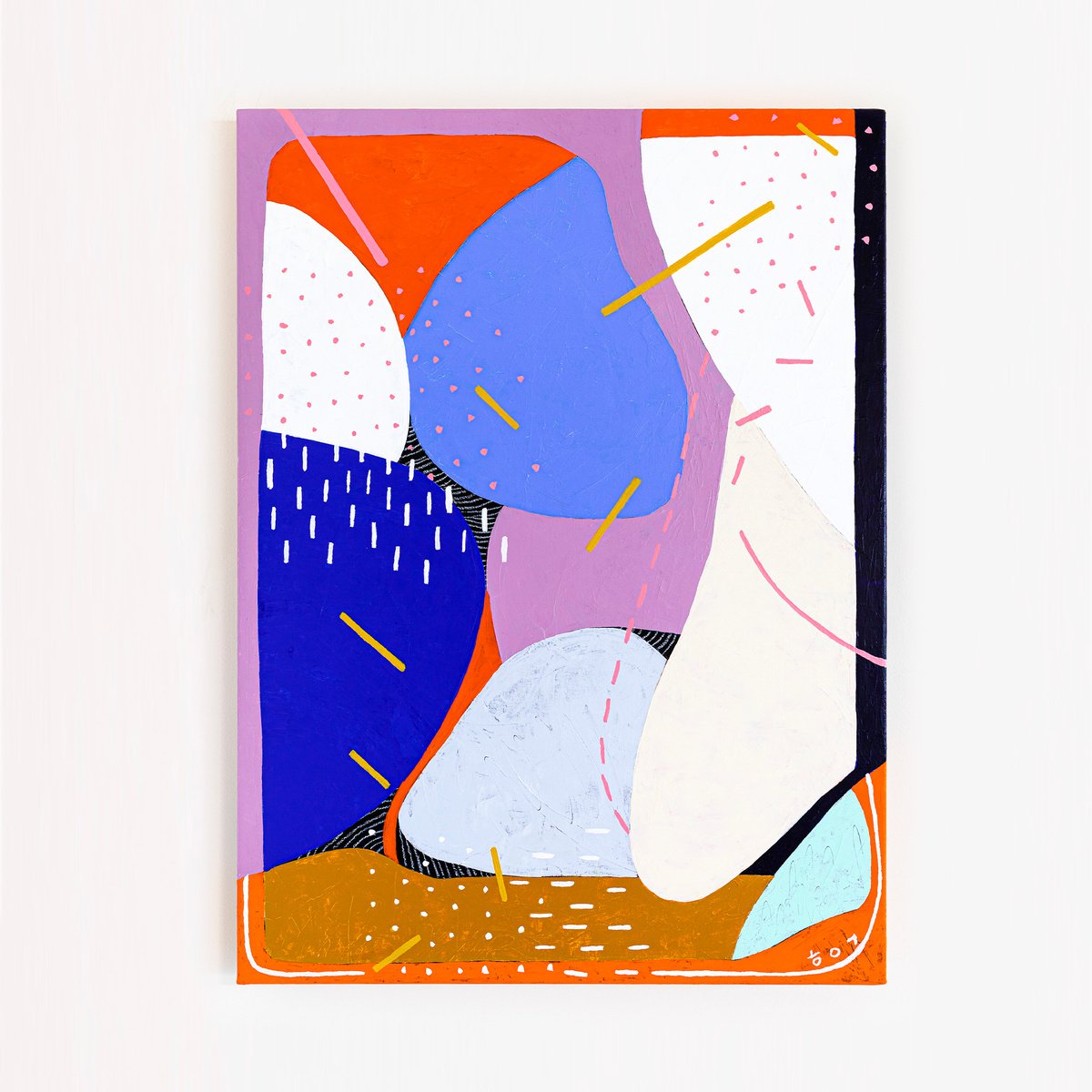 Abstract Acrylic Painting By Hyunah Kim, 30 X 40, Eos, Original Artwork