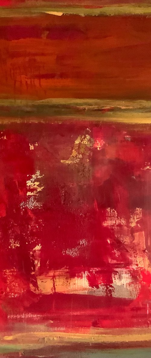 Red and gold by Hennie Van de Lande
