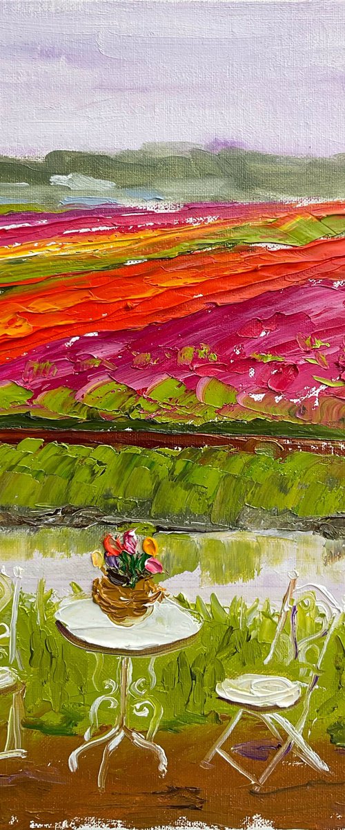 Tulip Fields Serenity by Dmitry Fedorov