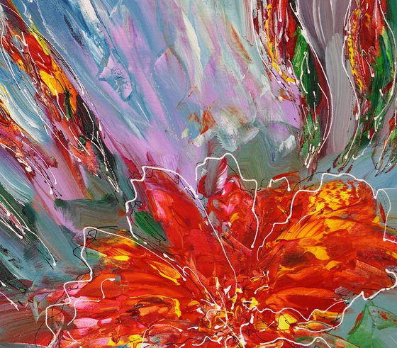 Red Flowery Symphony M 1