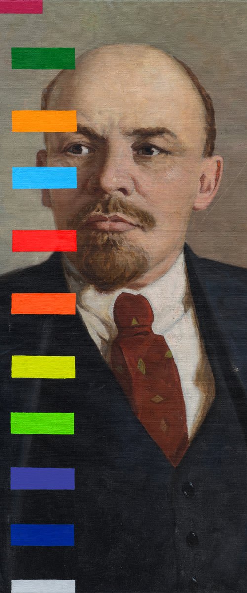 Lenin With A Color Test №2 by Oleksandr Balbyshev