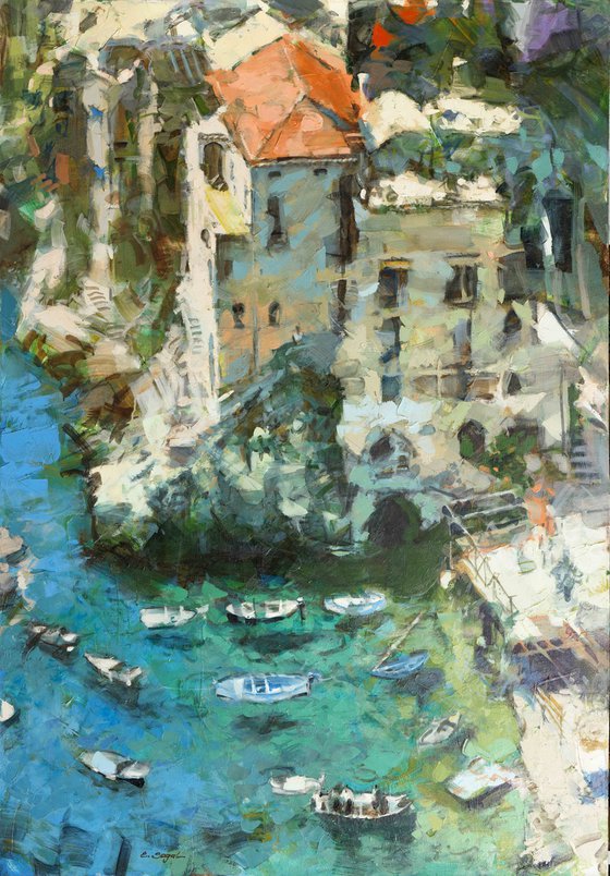 "Boats in Capri"