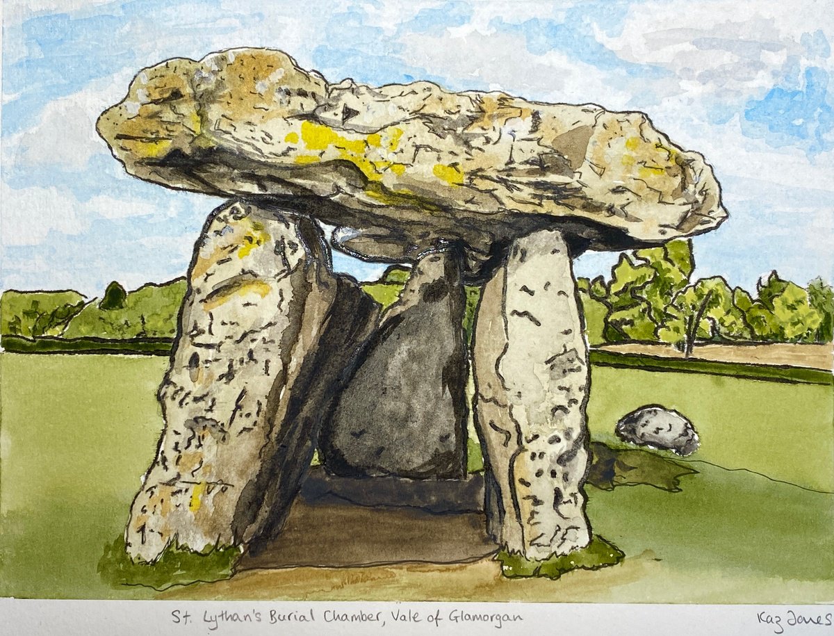 Impressionistic Landscape Limited Edition Print By Kaz Jones, 12 X 8", St Lythan