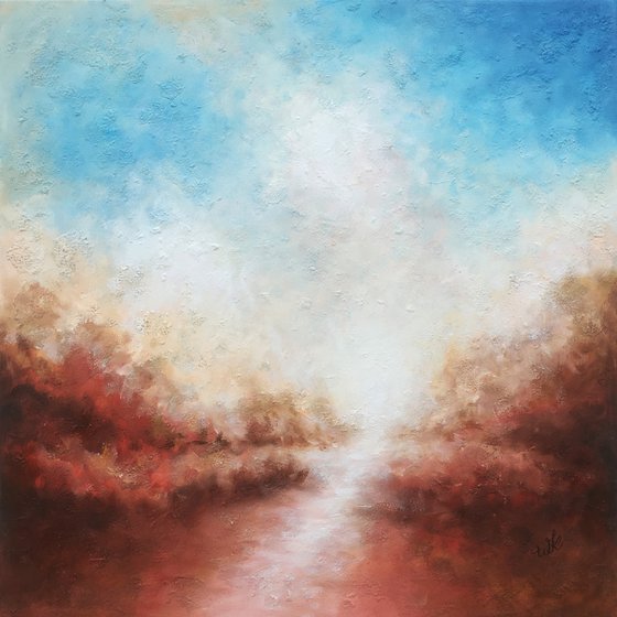 Morning Mood - Oil on Canvas 70×70 cm (27,6×27,6 inches)