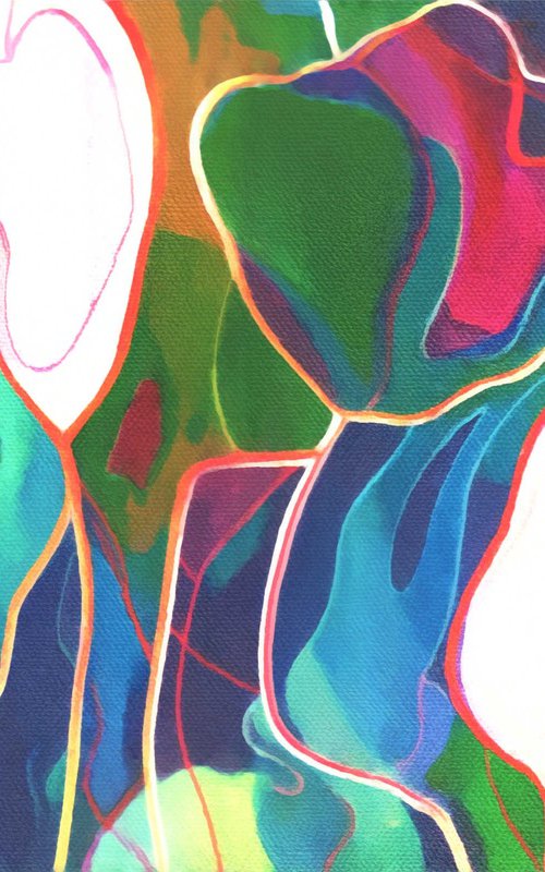 Jazz Style Flowers #3 by V+V Kniazievi