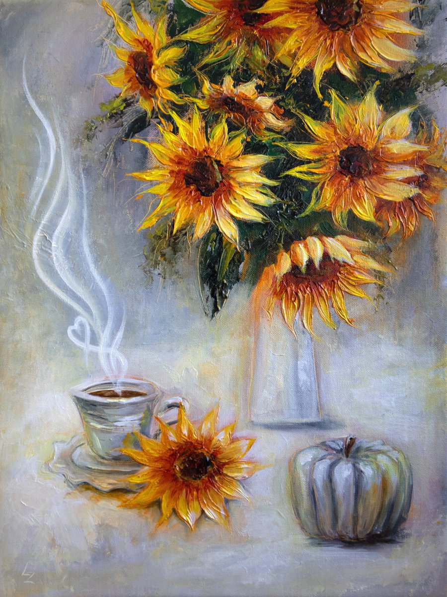 A cup of tea after a walk by Lada Ziangirova