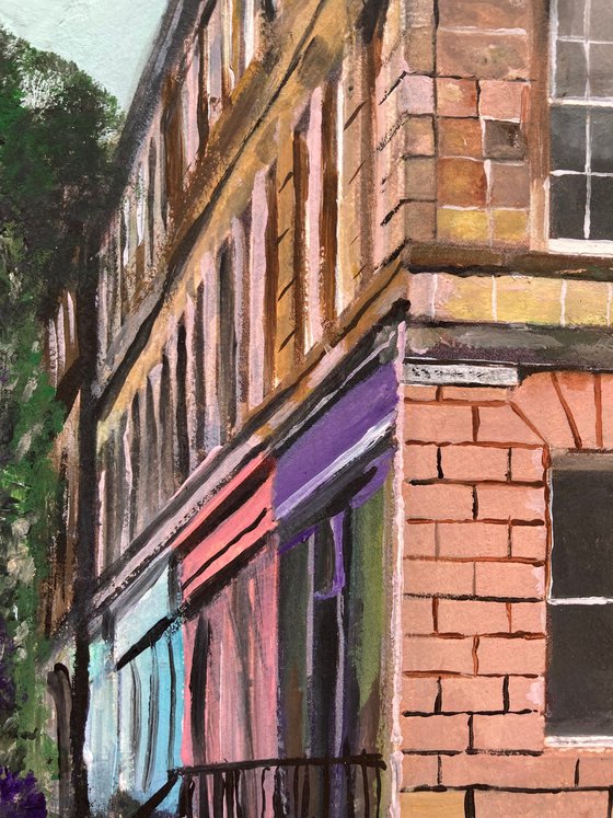Colourful Edinburgh Buildings