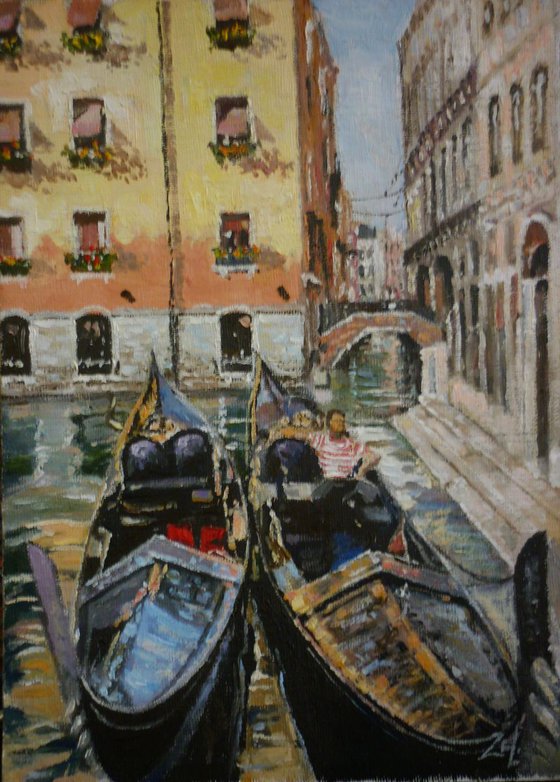 Venice. Gondola Parking - 2