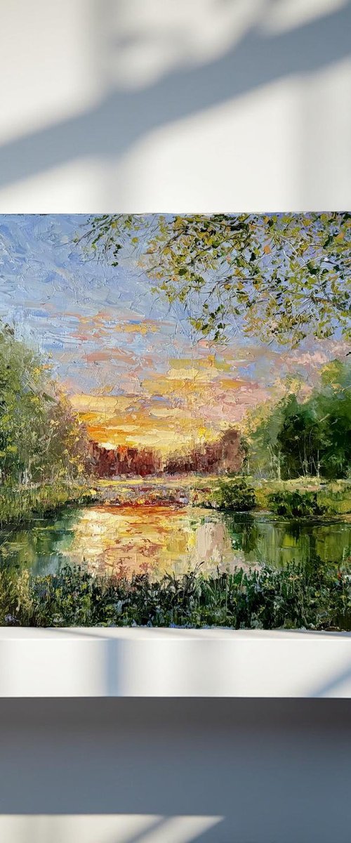 Golden Reflections by Oleg Panchuk