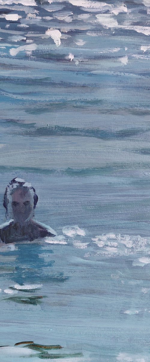 Dip in Moaña by Anyck Alvarez Kerloch
