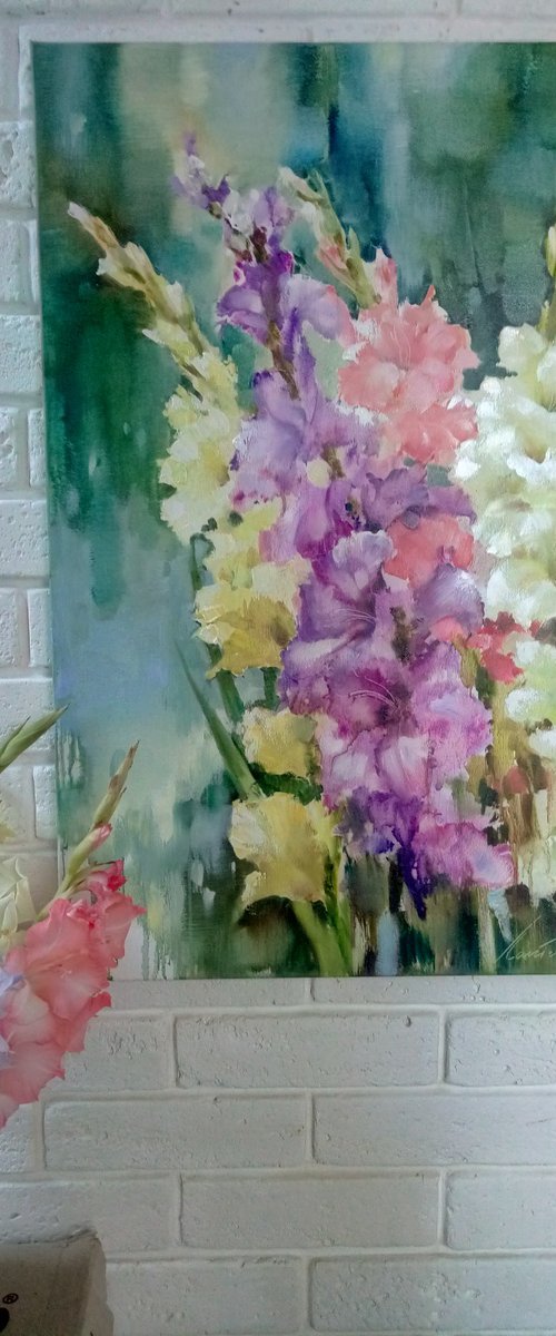 Dance of Flowers 2 by Olha Laptieva