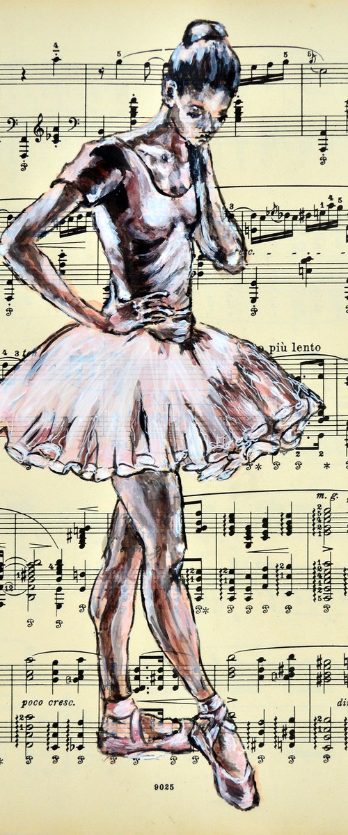 Ballerina XXV - Music Page by Misty Lady - M. Nierobisz