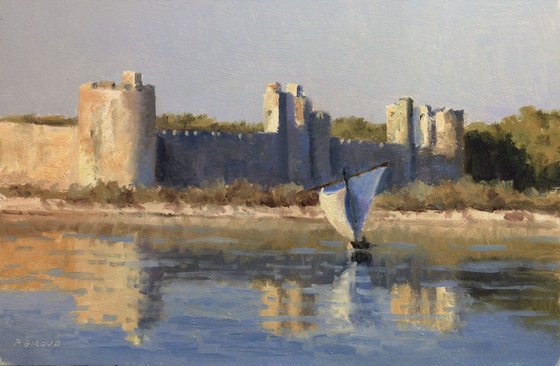 Sailboat at Aigues-Mortes