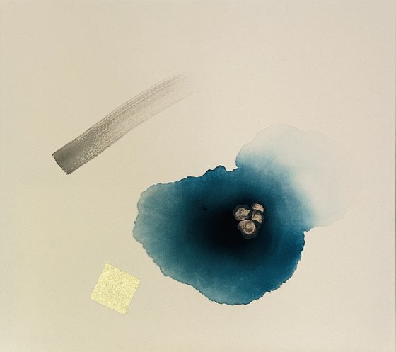 Blue in silence