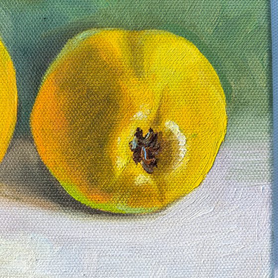 Quince fruit still life