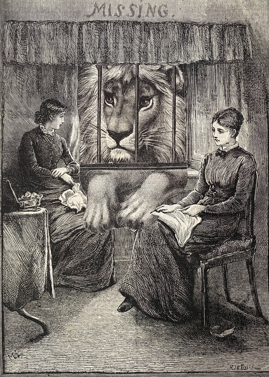 Surrealistic Portrait Collage By Tudor Evans, 6 X 9", Missing Their Lion, Original Artwork