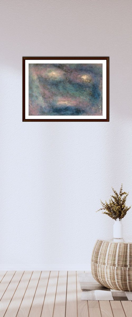 The Silent Presence-Abstract Art Painting by Baldave Bedi