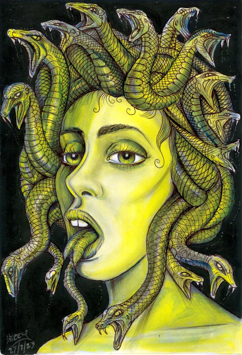 Medusa - Greek Mythology Artwork by Spencer Derry ART