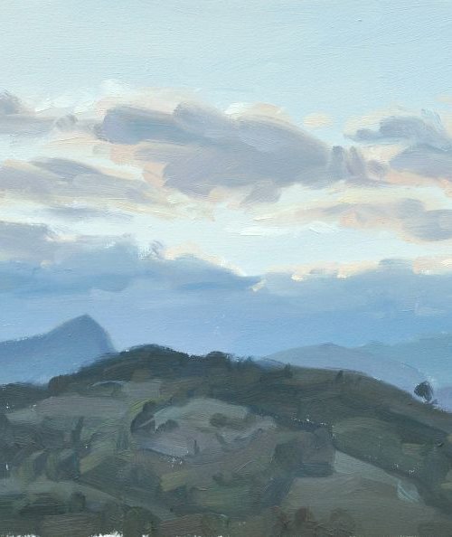 October 10, Roches de Mariol, Dawn by ANNE BAUDEQUIN