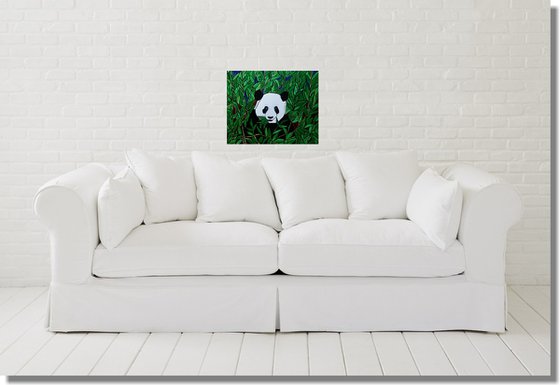 Panda Bear -Eating your greens