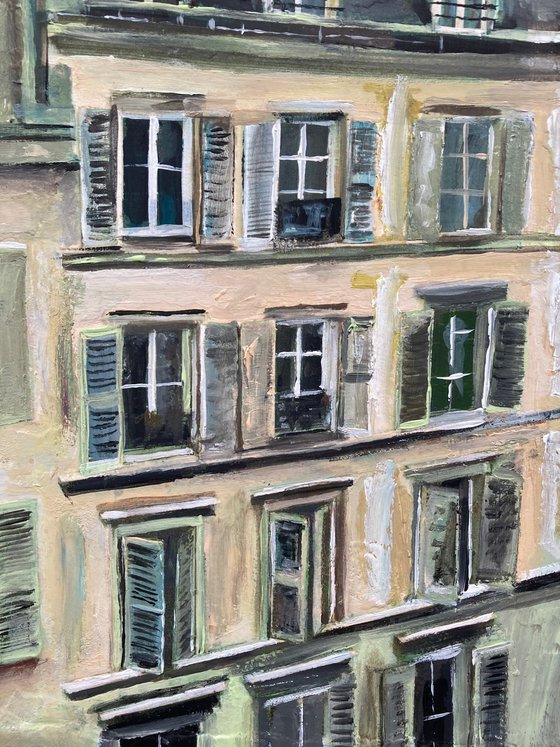 Buildings In Montmartre, Paris