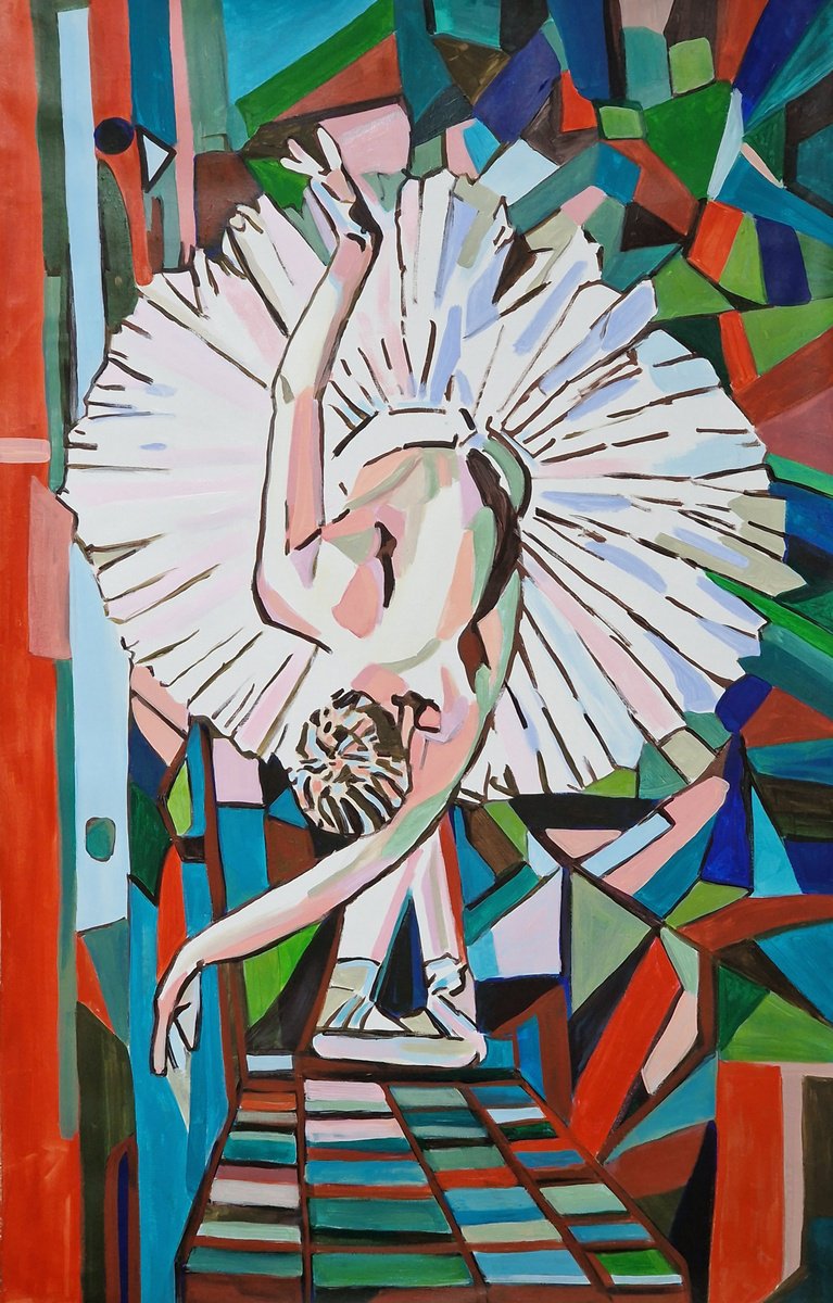 Ballerina By Alexandra Djokic, 28 X 44, Artwork For Sale On Artfinder