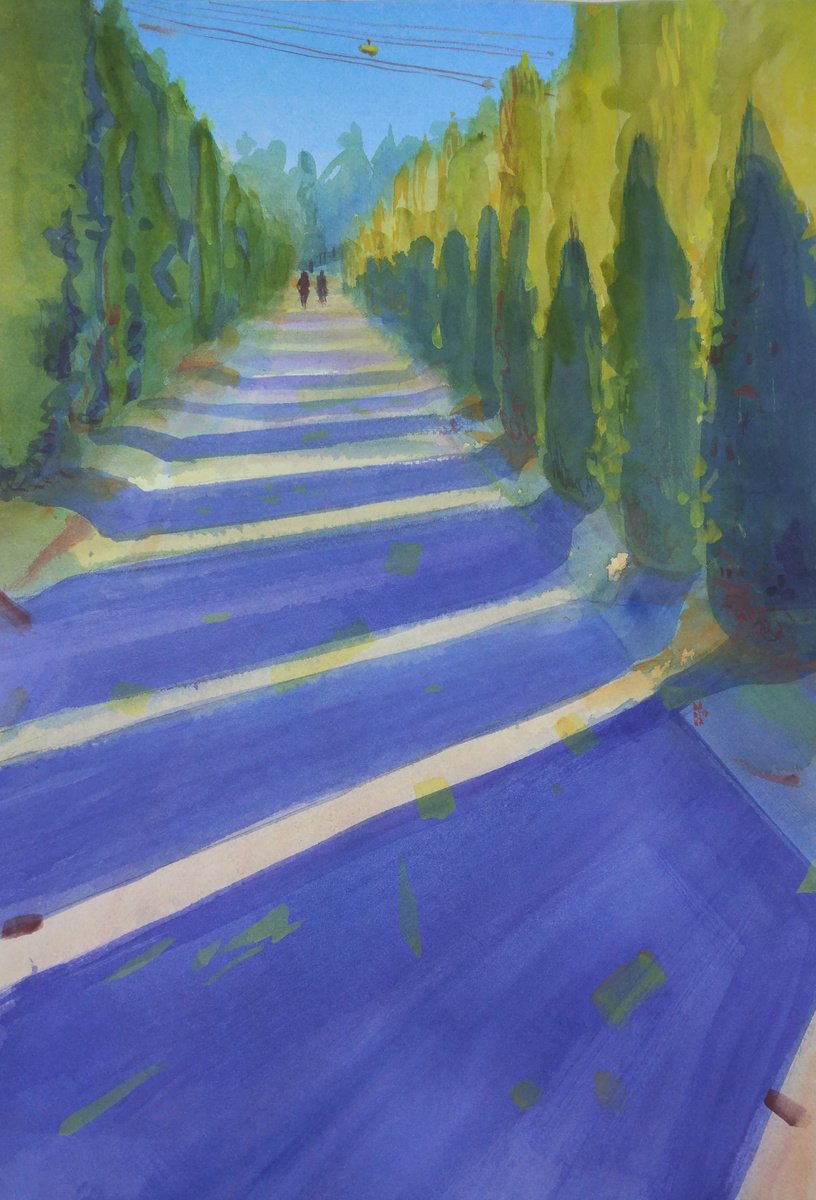 Violet Avenue by Darina Bagan